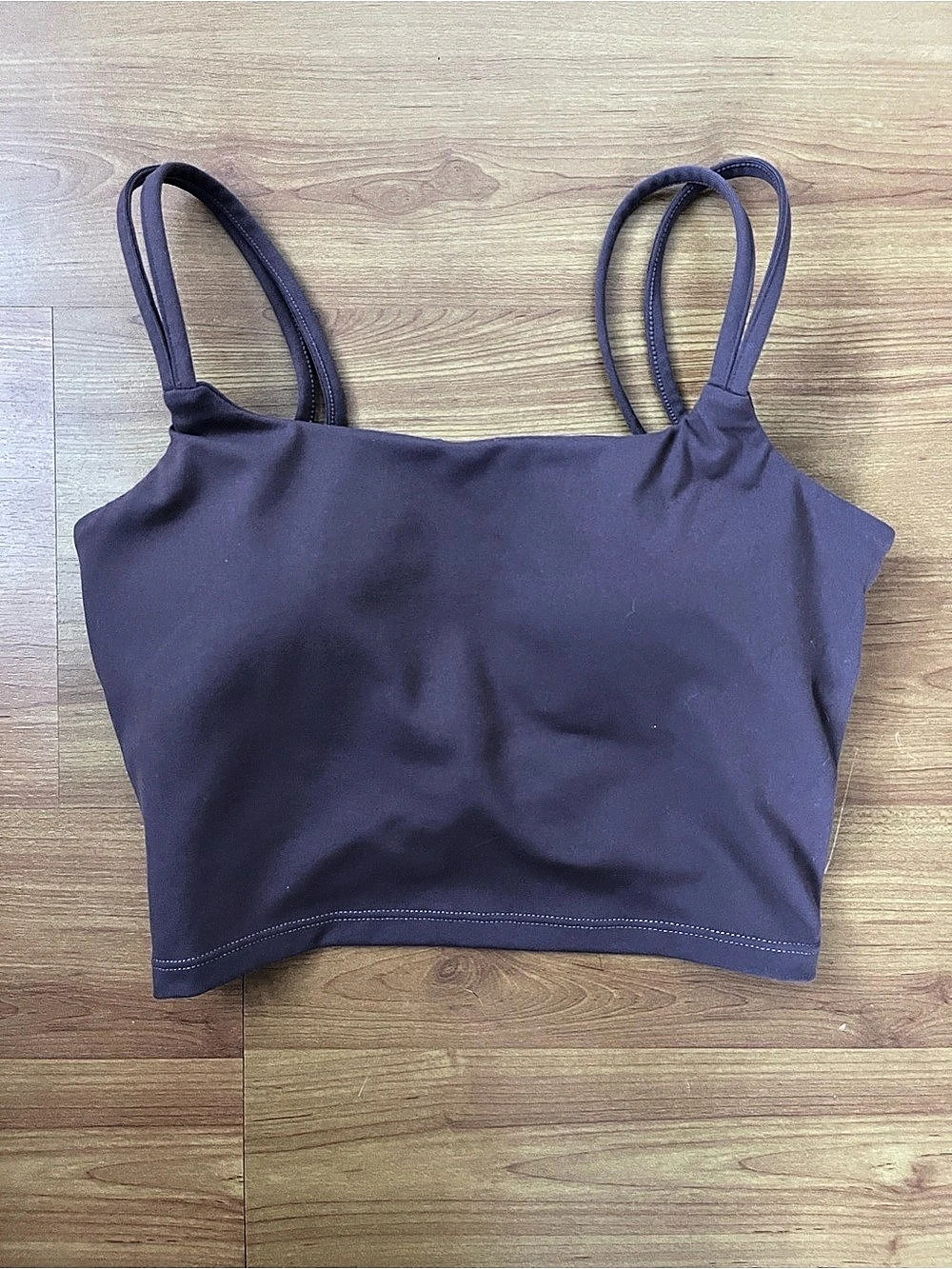 Halara Double Straps Twisted Backless Cropped Yoga Tank Top Like New